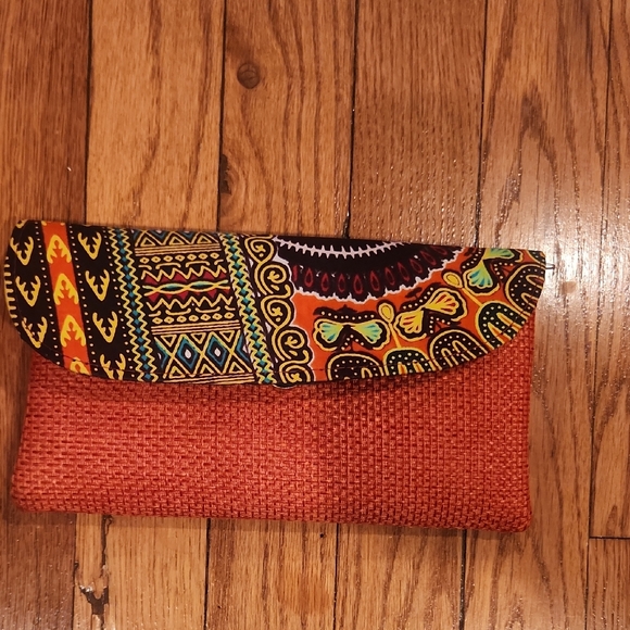 Handbags - Colorful Patterned Clutch